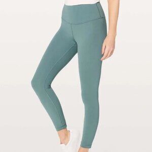 Wunder Under High Rise Legging - Mystic Green - Like New - 25"
